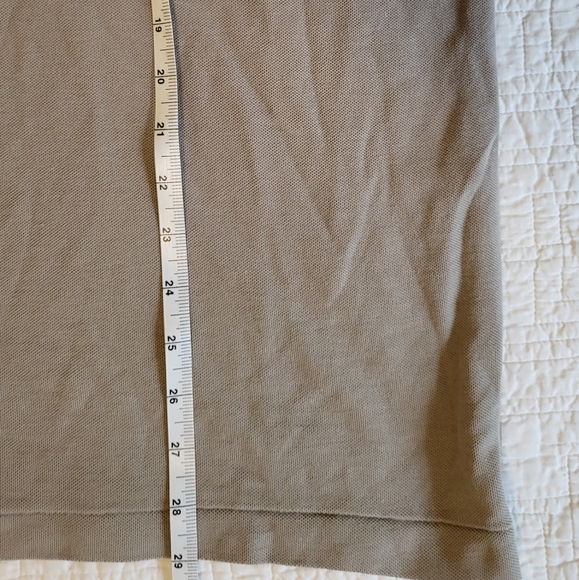 Nike Men's Large DRI-FIT Golf Shirt Beige - Picture 6 of 6